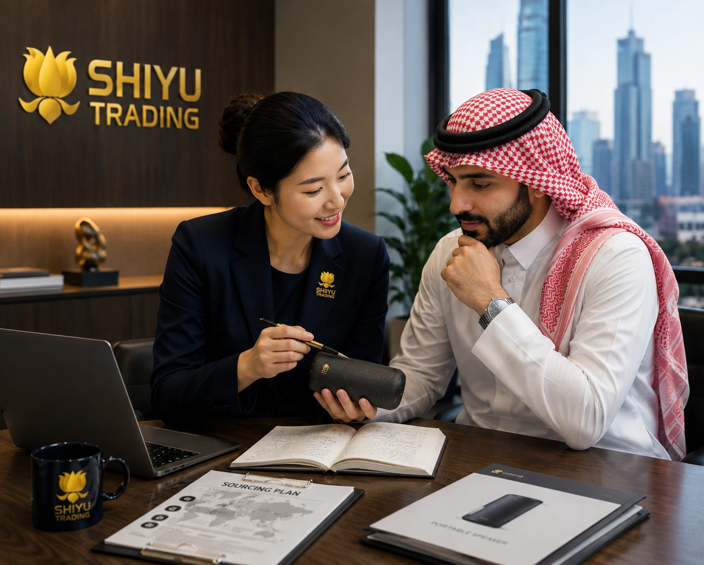 Shiyu Trading sourcing team meeting in Guangzhou