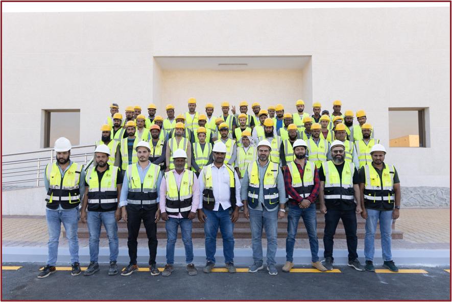 Saudi Tamas project team on site